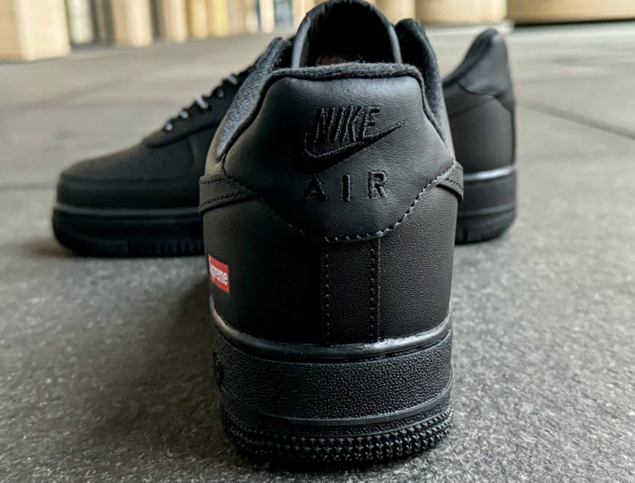 Nike Force 1 Low Supreme Black