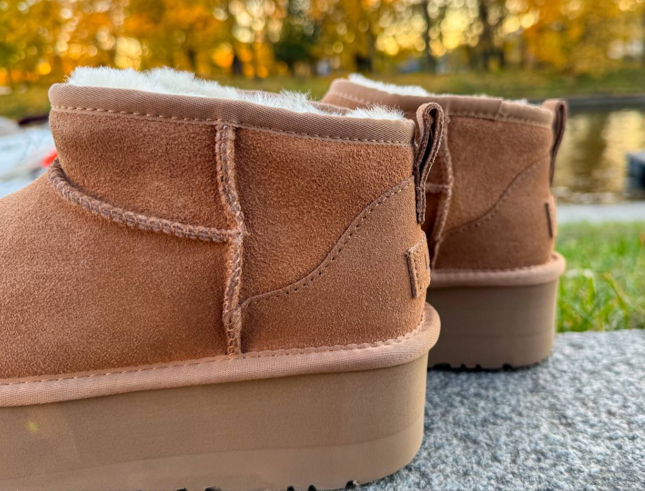 UGG Ultra Mini Platform Chestnut 