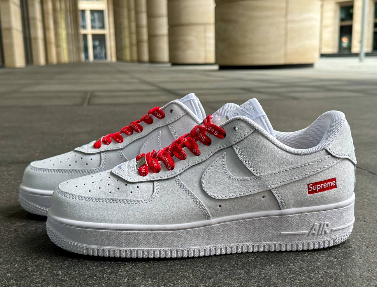 Nike Force 1 Low Supreme White