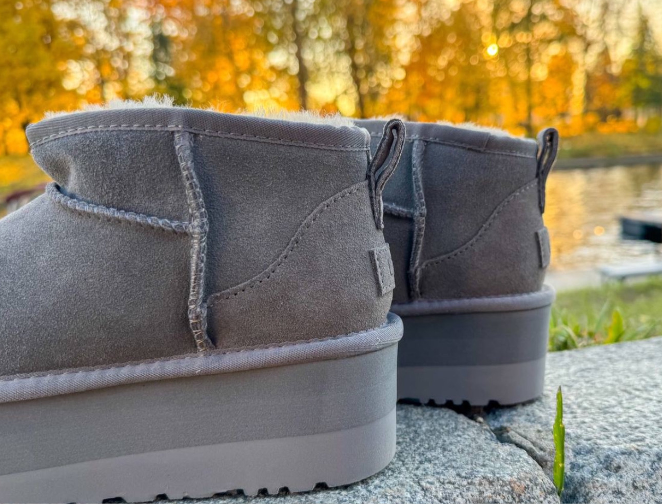 UGG Ultra Mini Platform Grey