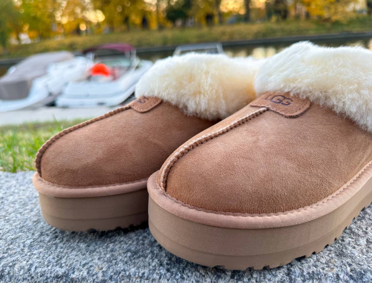 UGG Mini Platform Chestnut 