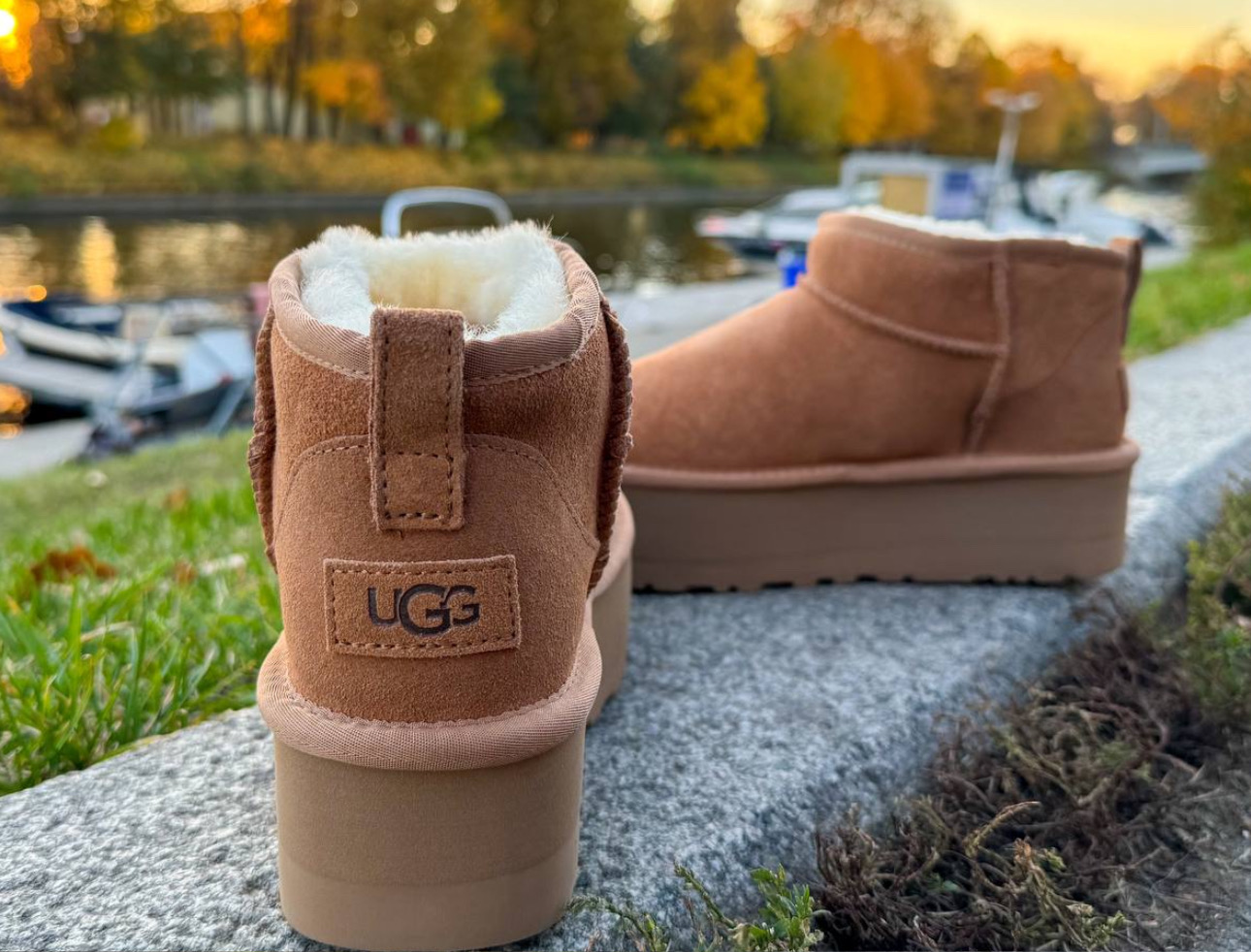 UGG Ultra Mini Platform Chestnut 