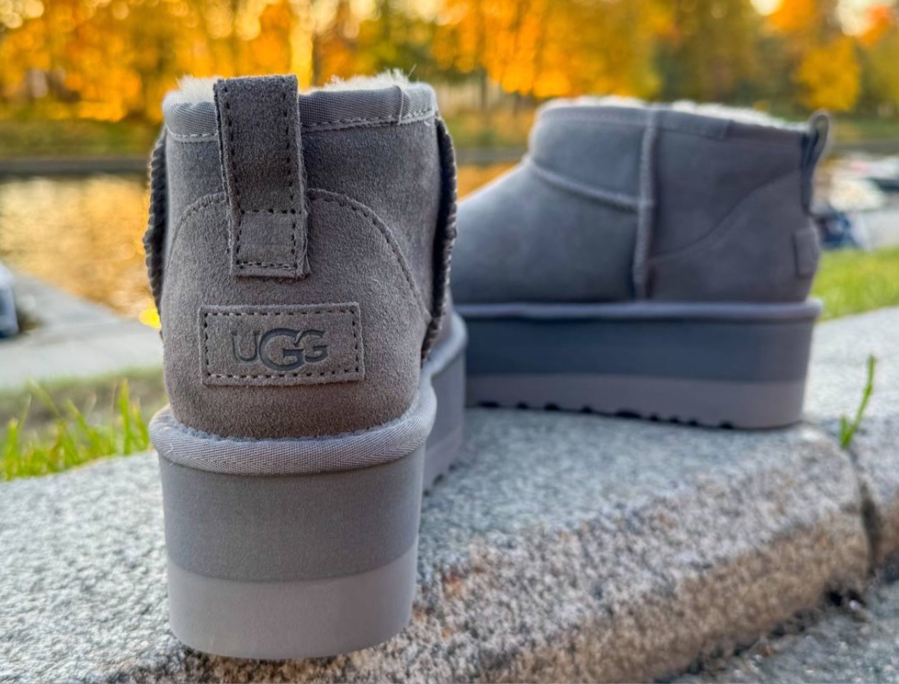 UGG Ultra Mini Platform Grey